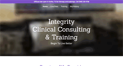 Desktop Screenshot of integrityclinicalconsulting.com