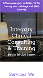 Mobile Screenshot of integrityclinicalconsulting.com